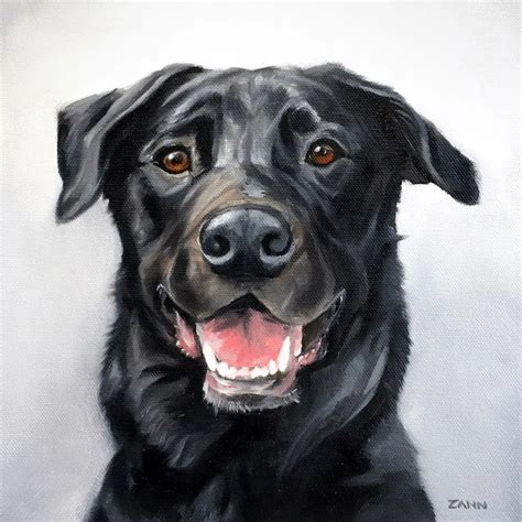 Happy Dog Art By Canadian Painter Paws By Zann Pet Portraits