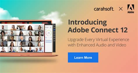 Adobe Connect Virtual Meeting And Classroom Solution Carahsoft