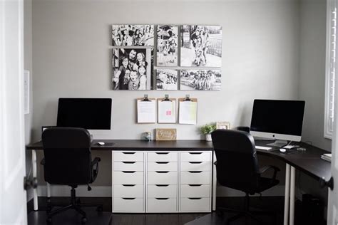 Rearrange and try different styles until you're satisfied with the result. Ikea home office renovation - functional and stylish
