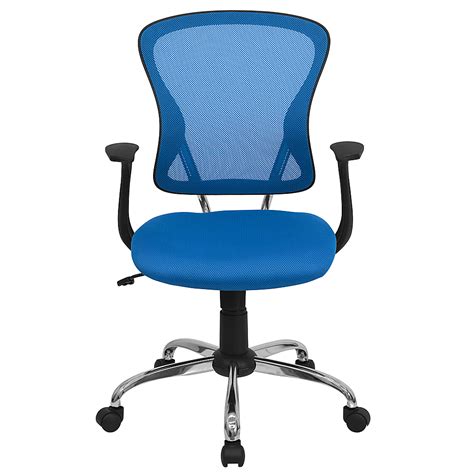 Flash Furniture Mid Back Mesh Swivel Task Office Chair With Chrome Base