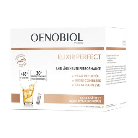 Oenobiol Elixir Perfect 30 Sticks Anti Age Haute Performance