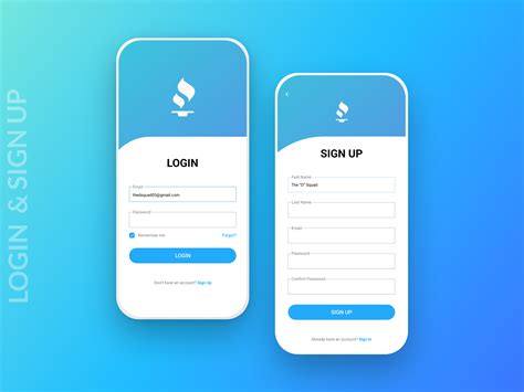 Minimalistic Login And Sign Up Page Ui Uplabs