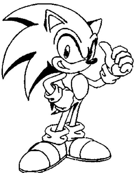 Free Sonic Coloring Page Free Printable Coloring Pages For Kids
