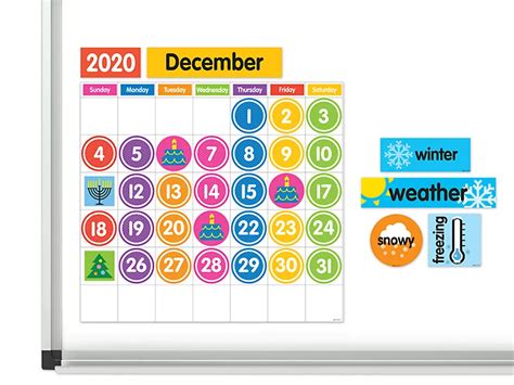 Magnetic Calendar Bulletin Board Set At Lakeshore Learning