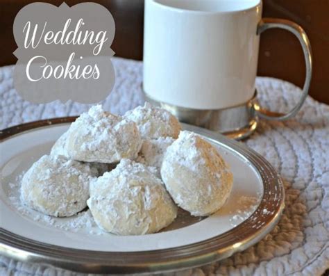 Chill the biscuits in the fridge for 30 minutes while you preheat the oven to 170c/150c fan/gas 3. Wedding Cookies -- freeze cookie dough, bake as directed ...