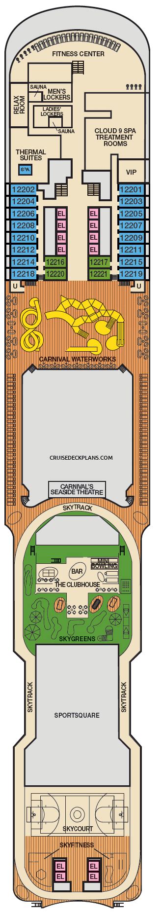 Carnival Vista Deck Plans Diagrams Pictures Video