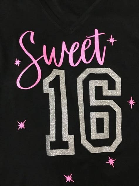Sparkling Sweet 16 Birthday Shirt