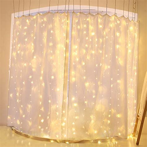Twinkle Lights Star 300 Led Window Curtain String Light Wedding Party