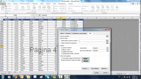 Excel 2010 Básico 01 Imprimir Y Configurar Hoja Youtube