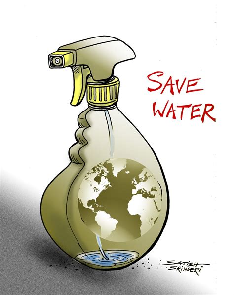 Sringericartoons Save Water Water For All