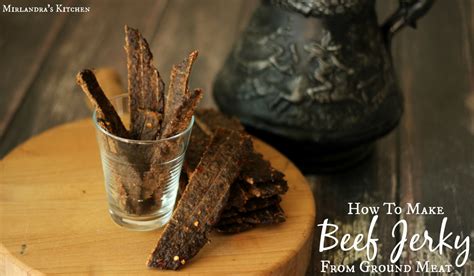 The jerky will harden up more after taking it out, so don't let it get too dry in the oven. How to make Beef Jerky from Ground Meat including Wild ...