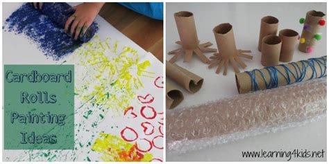 Cardboard Rolls Painting Ideas Learning 4 Kids