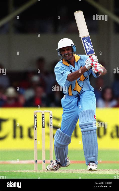 Mohammed Azharuddin India And Derbyshire Ccc 29 May 1999 Stock Photo Alamy