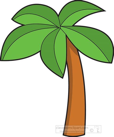 Trees Clipart Simple Palm Tree Clipart Classroom Clipart