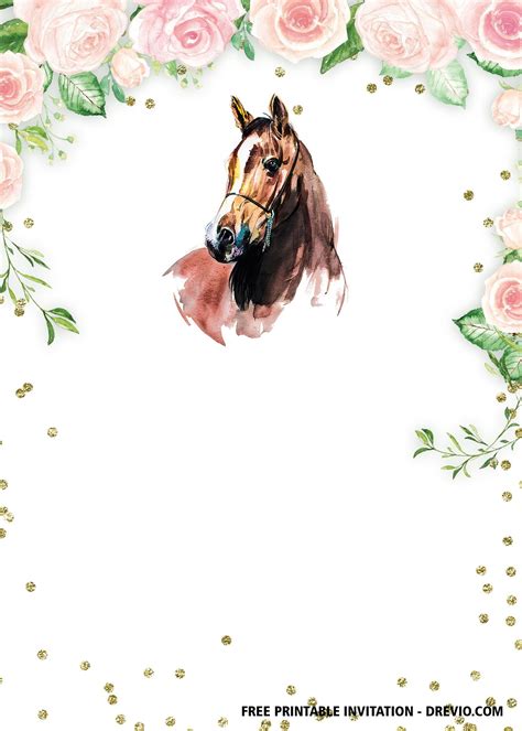 Free Printable Horse Cards
