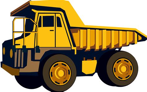 Cartoon Transparent Dump Truck Clip Art Library