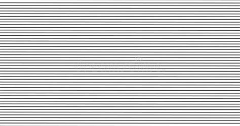 Black Horizontal Stripes Pattern Seamless Texture Vector Background