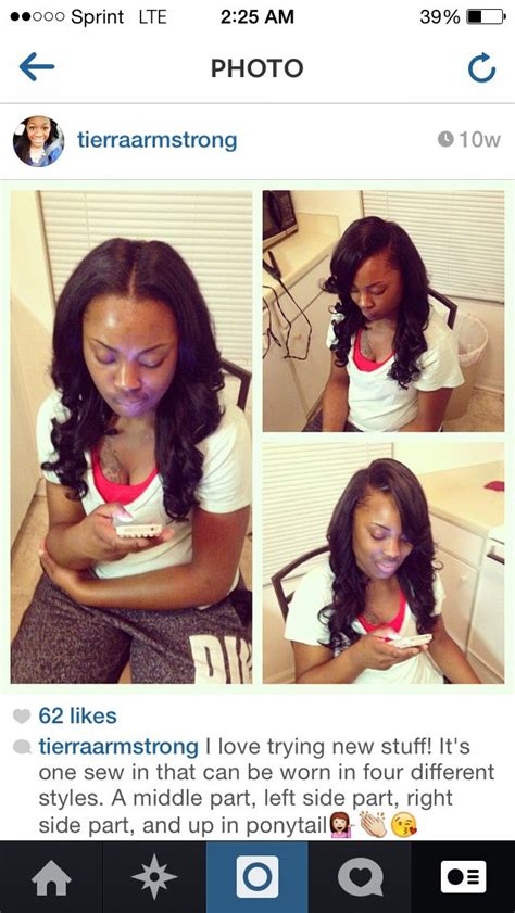 Three Part Sewin I Love This Sew In Because It Allows You To Be So
