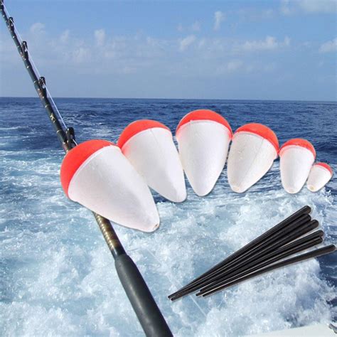 15pcsset Eps Fishing Floats Set Sea Fish Float With Sticks Pesca