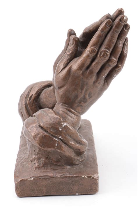 1962 Austin Productions Praying Hands Figurine Ebth