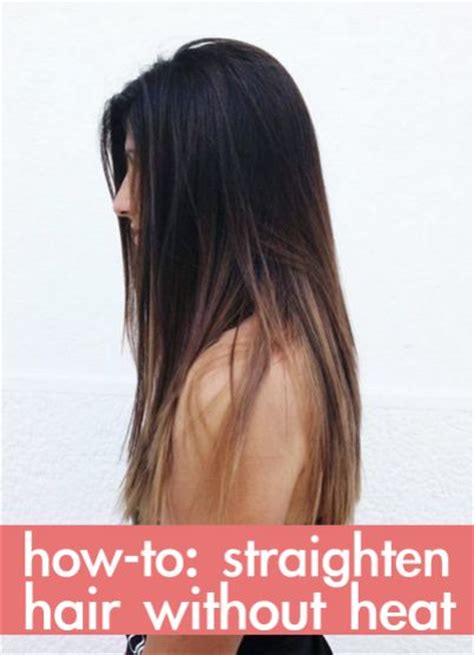 How To Straighten Your Hair Without Heat In 3 Easy Steps