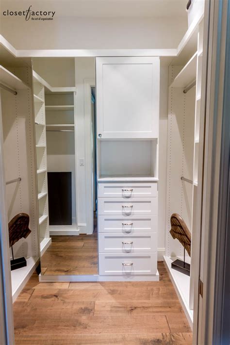 See more ideas about build a closet, small bedroom, home decor. A small walk-in closet was transformed into a simple and clean white melamine dressing room ...