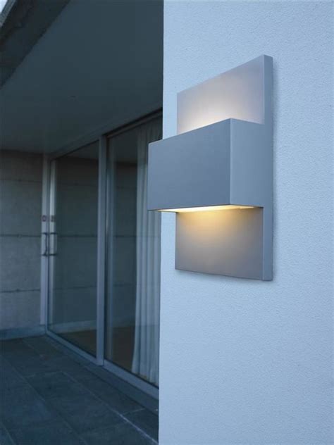 Contemporary hallway glass wall lamp sconce fixtures led wall light shade new. Neive Exterior Wall Light - Contemporary - Outdoor Wall ...