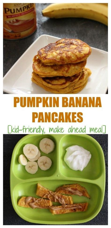 Pumpkin Banana Pancakes Mom To Mom Nutrition Recipe Healthy
