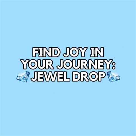 Find Joy In Your Journey Jewel Drop Series Joy Ofodu From Joy To