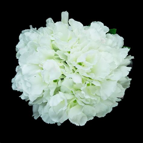 White Artificial Hydrangea Realistic Wholesale Artificial Flowers