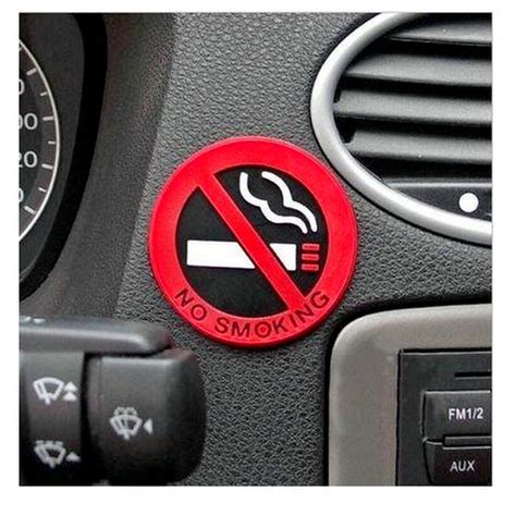 Sticker No Smoking For Car Interior Body Ndestore