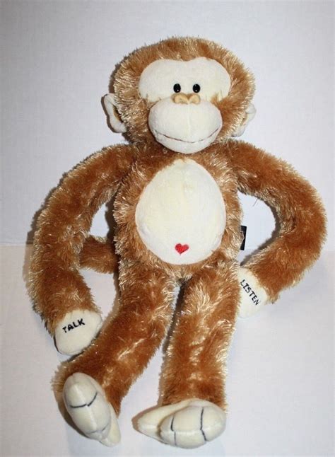 Harley Davidson Monkey 14 Plush Stuffed Ape Heart No Talk Listen Sound