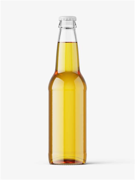 Clear Beer Bottle Mockup Smarty Mockups