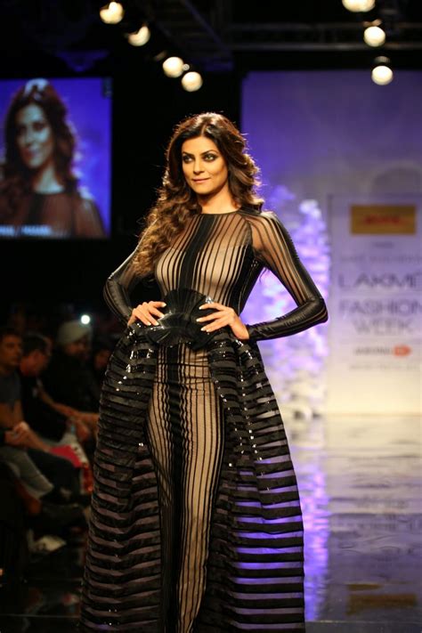 high quality bollywood celebrity pictures sushmita sen looks smoking hot on the ramp at lakme