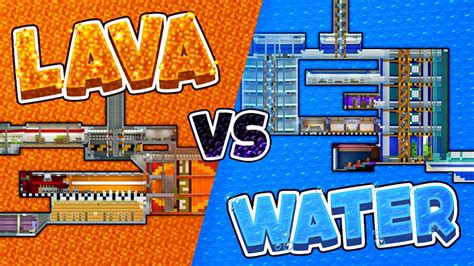 Lava Vs Water Underground Base By Bbb Studios Minecraft Marketplace