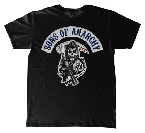 Sons Of Anarchy T Shirt Logo Svart