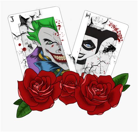 Joker And Harley Quinn Drawing Free Transparent Clipart Clipartkey