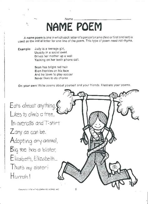Poetry Writing Worksheets Worksheets Worksheets For Primary 1 Science