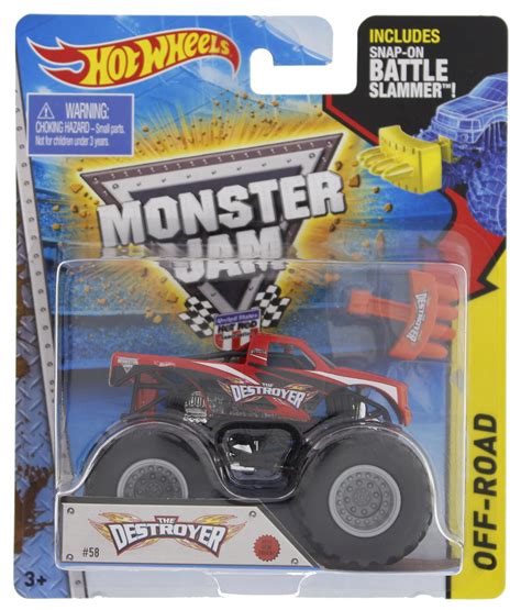 Hot Wheels Monster Jam The Destroyer Scale 1 24 Official Monster Truck