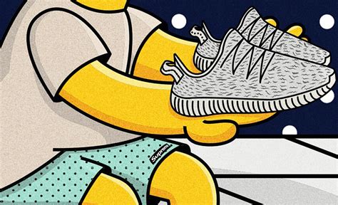 The Simpsons X Yeezy Boost 350 On Behance