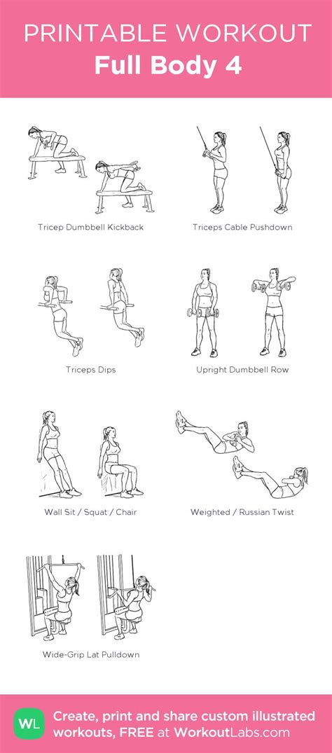 101 Best Printable Workouts Images On Pinterest Circuit