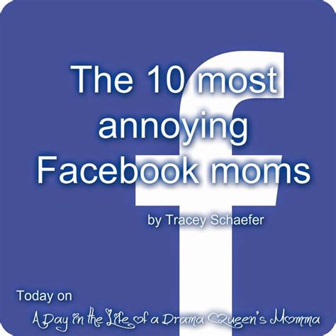 The 10 Most Annoying Facebook Moms A Guest Post By Tracey Schaefer