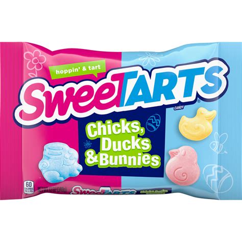 Sweetarts Chicks Ducks And Bunnies Candy 12 Oz Bag All City Candy