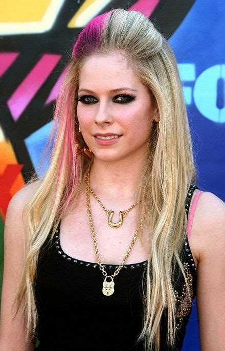 Avril Lavigne Hair Attitude Style Straight Hairstyles Long Hair