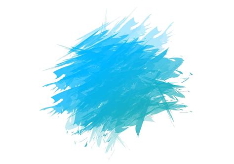 Blue Splash Hand Paint Strokes Download Free Vectors Clipart