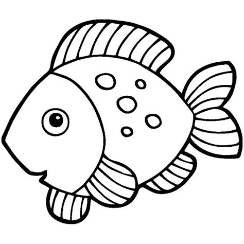 Mewarnai Gambar Ikan Aneka Mewarnai Gambar Fish Drawing For Kids