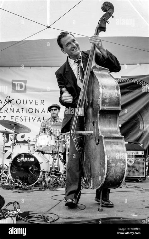 Stand Up Bass Player Keith Picot Cousin Harley Vancouver International Jazz Festival