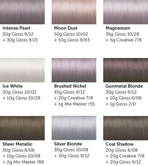 Metallic Hair Colour Tips And Trending Toners Tigi Fuse Metallic