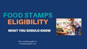 To get expedited food stamps, your income and resources must be low enough to meet normal food stamp requirements. Food stamps eligibility - Food Stamps EBT
