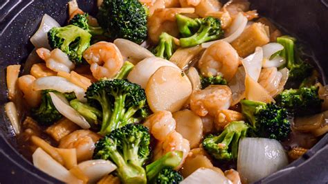 Shrimp With Chinese Vegetables Youtube